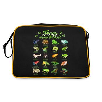 Grenouilles du monde - Grenouille - Sac Retro - noir/or - Dos