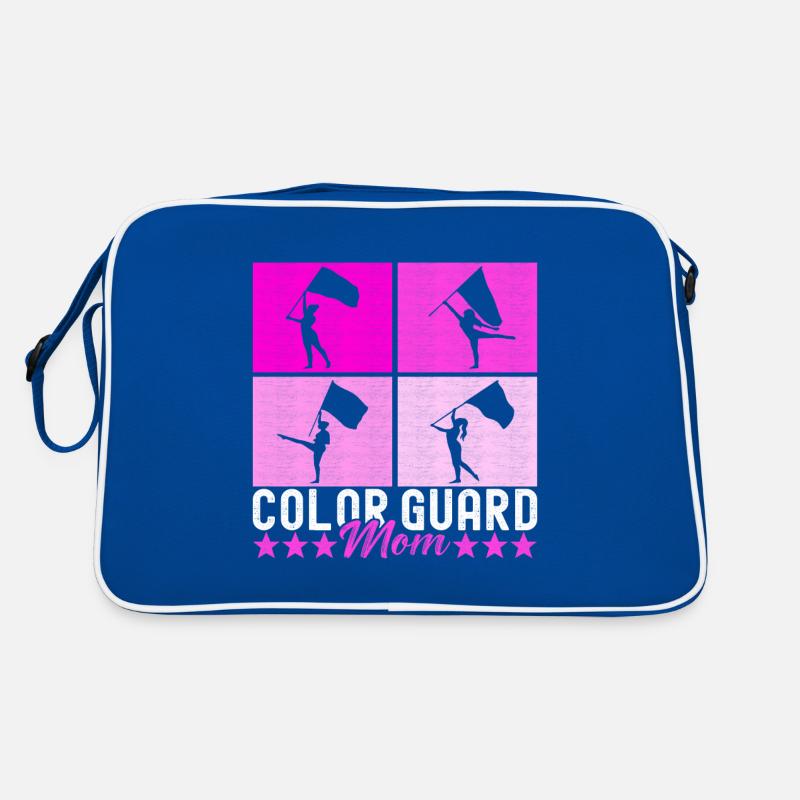 Flag Waving Marching Band Color Guard Retro Bag