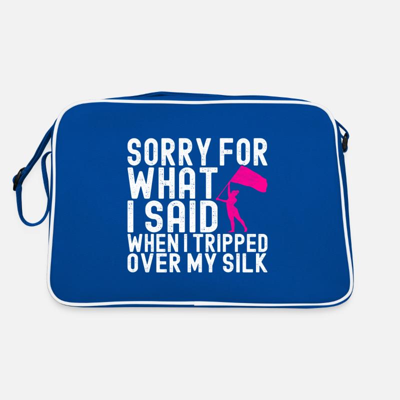 Flag Waving Marching Band Color Guard Retro Bag