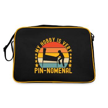 Pinball Flipper - Retro Bag - black/gold - Back