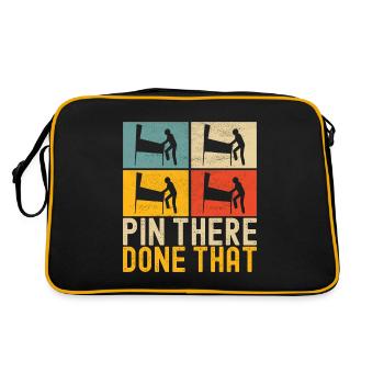 Pinball Flipper - Retro Bag - black/gold - Back