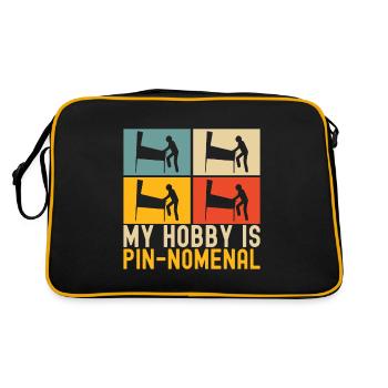 Pinball Flipper - Retro Bag - black/gold - Back