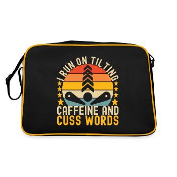 Pinball Flipper - Retro Bag - black/gold - Back