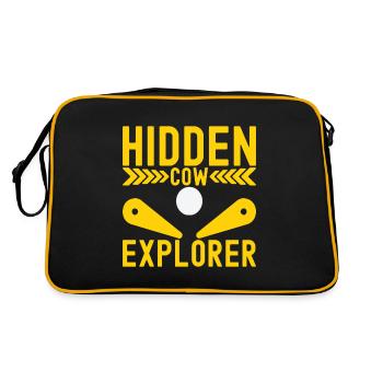Pinball Flipper - Retro Bag - black/gold - Back