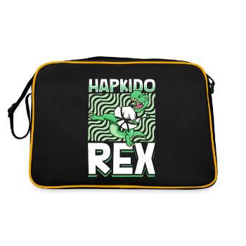 TREX - Hapkido Rex - Retro Tasche - Schwarz/Gold - Hinten
