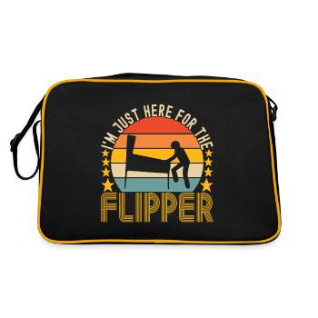 Pinball Flipper - Retro Bag - black/gold - Back