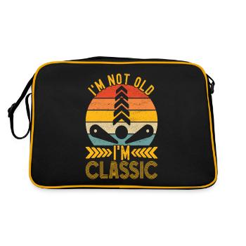 Pinball Flipper - Retro Bag - black/gold - Back
