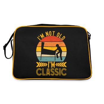 Pinball Flipper - Retro Bag - black/gold - Back