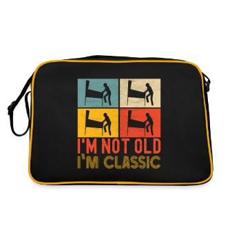 Pinball Flipper - Retro Bag - black/gold - Back
