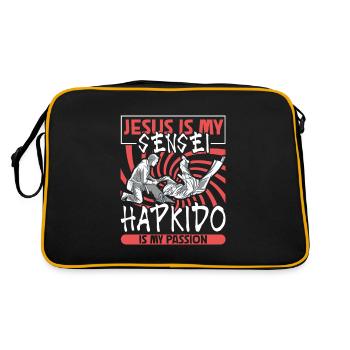 Ma passion est le Hapkido - Sac Retro - noir/or - Dos