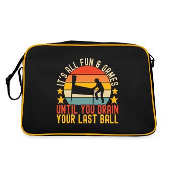 Pinball Flipper - Retro Bag - black/gold - Back