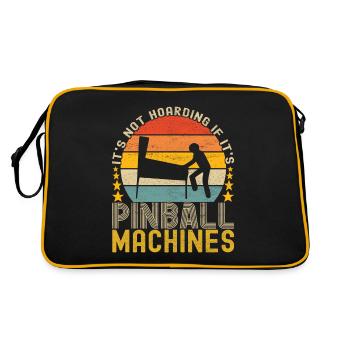 Pinball Flipper - Retro Bag - black/gold - Back