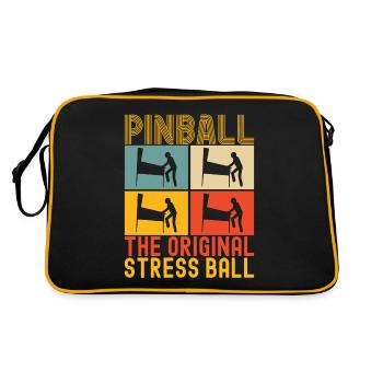Pinball Flipper - Retro Bag - black/gold - Back