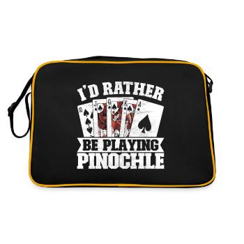 Binocular Pinochle - Retro Bag - black/gold - Back