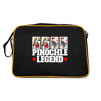 Binocular Pinochle - Retro Bag - black/gold - Back