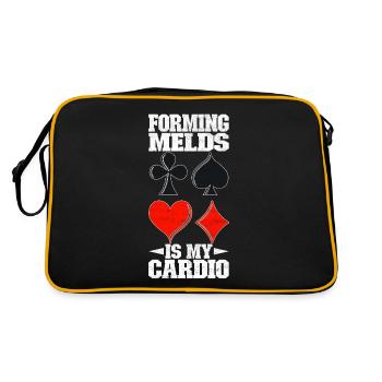 Binocular Pinochle - Retro Bag - black/gold - Back