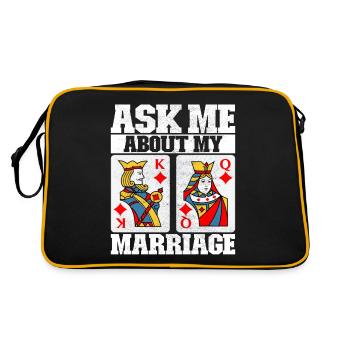 Binocular Pinochle - Retro Bag - black/gold - Back