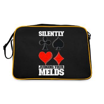 Binocular Pinochle - Retro Bag - black/gold - Back