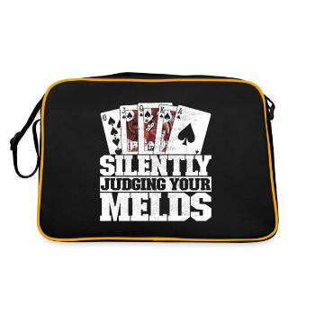 Binocular Pinochle - Retro Bag - black/gold - Back
