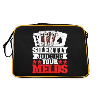 Binocular Pinochle - Retro Bag - black/gold - Back