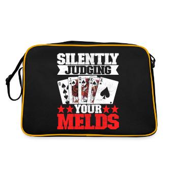 Binocular Pinochle - Retro Bag - black/gold - Back