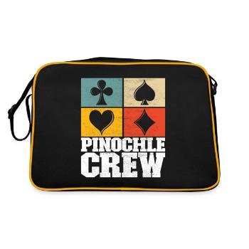 Binocular Pinochle - Retro Bag - black/gold - Back