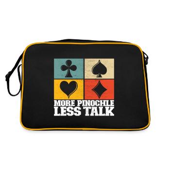 Binocular Pinochle - Retro Bag - black/gold - Back