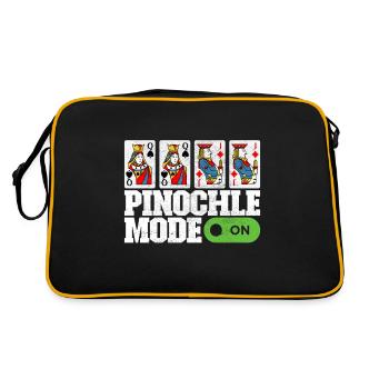 Binocular Pinochle - Retro Bag - black/gold - Back