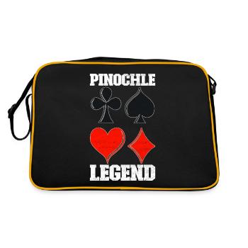 Binocular Pinochle - Retro Bag - black/gold - Back