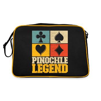 Binocular Pinochle - Retro Bag - black/gold - Back