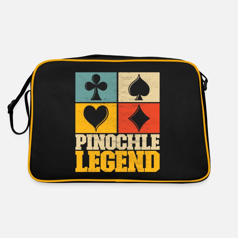 Binokel Pinochle Retro Tasche