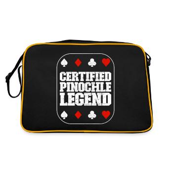 Binocular Pinochle - Retro Bag - black/gold - Back