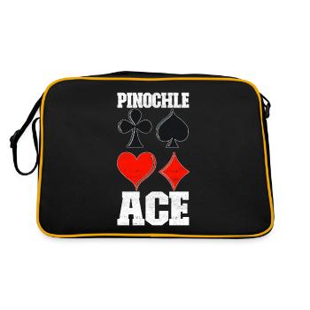 Binocular Pinochle - Retro Bag - black/gold - Back