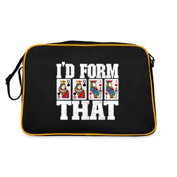 Binocular Pinochle - Retro Bag - black/gold - Back