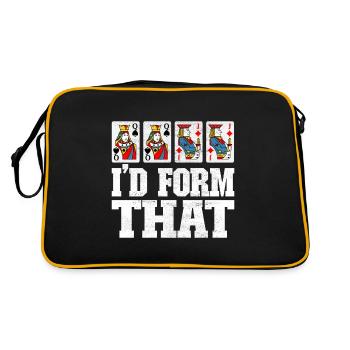 Binocular Pinochle - Retro Bag - black/gold - Back