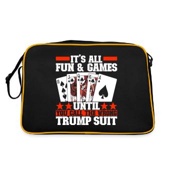Binocular Pinochle - Retro Bag - black/gold - Back