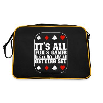 Binocular Pinochle - Retro Bag - black/gold - Back