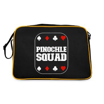 Binocular Pinochle - Retro Bag - black/gold - Back