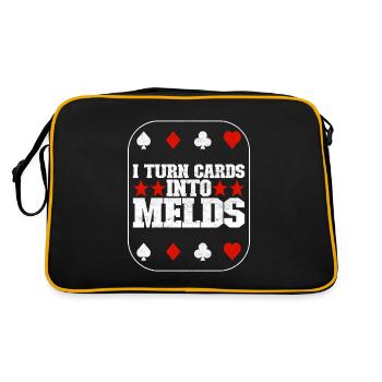 Binocular Pinochle - Retro Bag - black/gold - Back