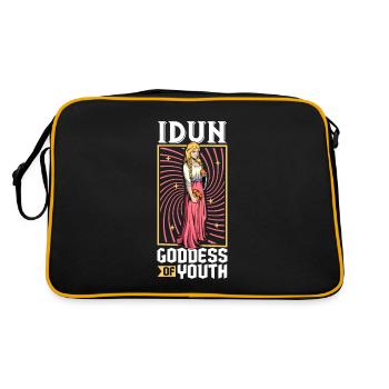 Viking Goddess Idun - Retro Bag - black/gold - Back