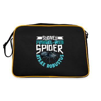 Sydney Funnel Web Spider - Retro Bag - black/gold - Back