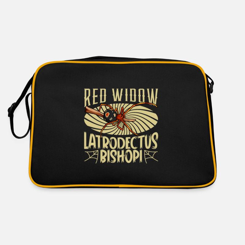 Red widow spider Retro Bag