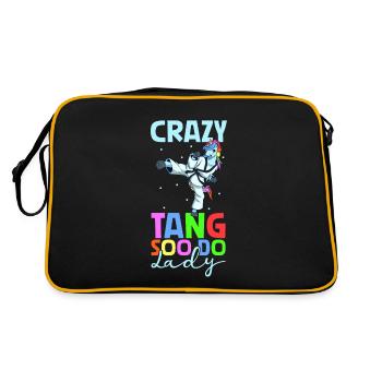 Licorne - Crazy Tang Soo Do Lady - Sac Retro - noir/or - Dos