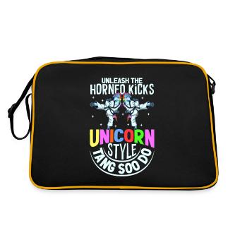 Licorne - Coups de pied cornus - Tang Soo Do - Sac Retro - noir/or - Dos