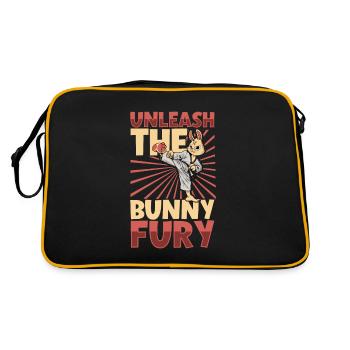 Lapin - Tang Soo Do - Sac Retro - noir/or - Dos