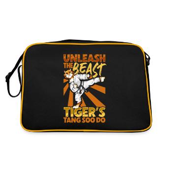 Tigre - Tang Soo Do - Sac Retro - noir/or - Dos