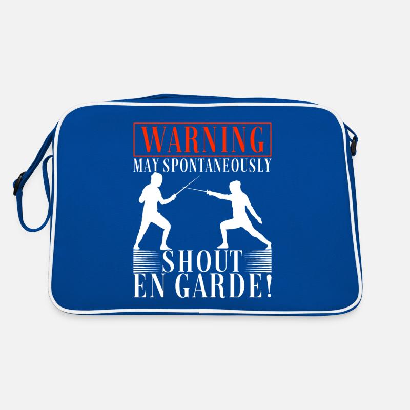 Fechten Fechtsport Retro Tasche