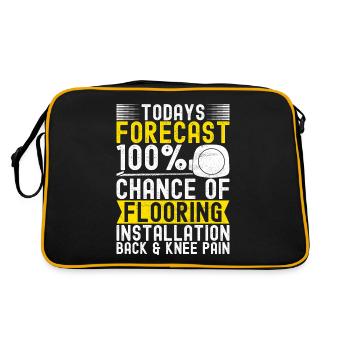 liesenleger Bodenleger - Retro Tasche - Schwarz/Gold - Hinten