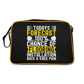 liesenleger Bodenleger - Retro Tasche - Schwarz/Gold - Hinten