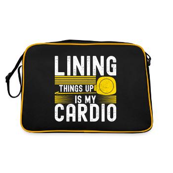 liesenleger Bodenleger - Retro Tasche - Schwarz/Gold - Hinten